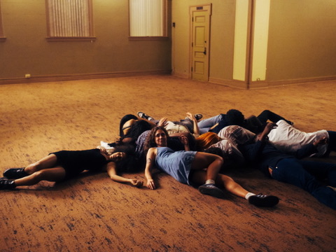 Group choreography — floor work